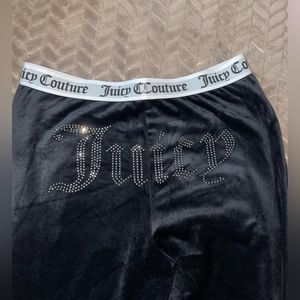 Juicy Couture black track pants